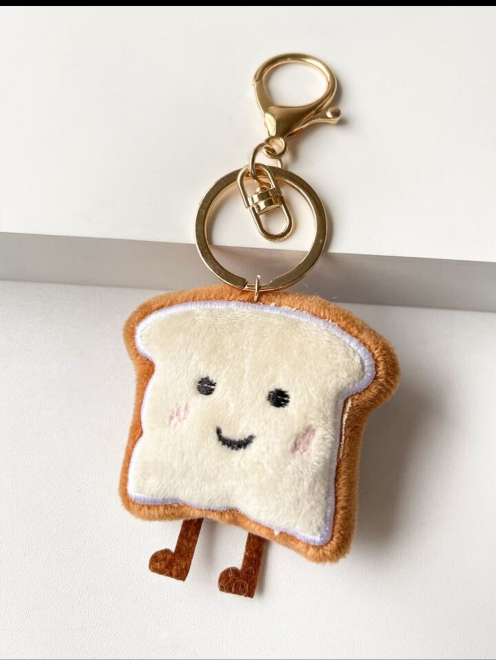 Cute Toast Design Keychain/Bag Charm New